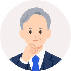 質問する男の人のアイコン